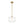 Chandelierias-1-Light Ribbed Glass Clear Lantern Kitchen Pendant-Pendants-Brass-
