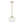 Chandelierias-1-Light Ribbed Glass Clear Lantern Kitchen Pendant-Pendants-Brass-