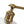 Chandelierias - 1 - Light Rotatable Head Ribbed Glass Wall Lamp - Wall Light - Brass - 2 - Pack