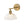Chandelierias - 1 - Light Rotatable Head Ribbed Glass Wall Lamp - Wall Light - Brass - 2 - Pack