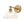 Chandelierias - 1 - Light Rotatable Head Ribbed Glass Wall Lamp - Wall Light - Brass - 2 - Pack
