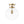 Chandelierias - 1 - Light Swirled Glass Globe Semi - flush Mount - Semi Flush - Brass - 