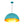 Chandelierias-1-Light Turquoise Speckled Oversized Domed Pendant-Pendants-Turquoise Blue-