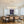 Chandelierias-10-Light White Strie Glass Linear Layered Chandelier-Chandeliers-Brass-
