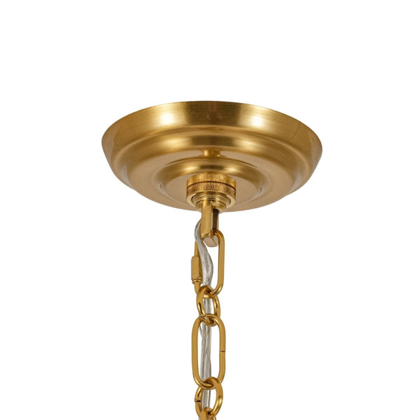 Chandelierias-11.8'' 1-Light Globe Frosted Glass Spherical Pendant-Pendants-Brass-2-Pack