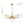 Chandelierias-12-Light Brass Sputnik Clear Dimpled Tulip Glass Tiered Chandelier-Chandeliers-Brass-