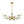 Chandelierias-12-Light Brass Sputnik Clear Dimpled Tulip Glass Tiered Chandelier-Chandeliers-Brass-