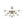 Chandelierias-12-Light Clear Ribbed Bubble Glass Sputnik Semi-flush Mount-Semi Flush-Brass-