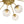 Chandelierias-12-Light Clear Ribbed Bubble Glass Sputnik Semi-flush Mount-Semi Flush-Brass-