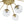 Chandelierias-12-Light Clear Ribbed Bubble Glass Sputnik Semi-flush Mount-Semi Flush-Brass-