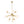 Chandelierias - 12 - Light Frosted Glass Sphere Sputnik Chandelier - Chandeliers - Brass - 