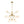 Chandelierias - 12 - Light Frosted Glass Sphere Sputnik Chandelier - Chandeliers - Brass - 