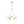 Chandelierias-12-Light Staggered Globe Shiny Glass Circular Chandelier-Chandeliers-Brass-