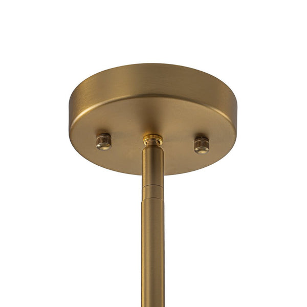 Chandelierias - 13 - Light Mid - century Molecular Clear Glass Branch Chandelier - Chandeliers - Brass - 