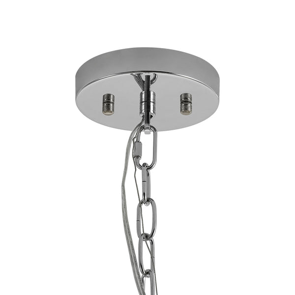 Chandelierias - 13 - Light Spark Ball Crystal Flower Sphere Chandelier - Chandeliers - Chrome - 