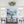 Chandelierias-15-Light Teal Ombre Glass Bubble Sunburst Flush Mount-Semi Flush-Brass-