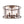 Chandelierias-15.7in. Wide Farmhouse 4-Light Clear Curved Glass Drum Semi-flush Mount-Semi Flush-Oil-rubbed Bronze-