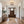 Chandelierias-15.7in. Wide Farmhouse 4-Light Clear Curved Glass Drum Semi-flush Mount-Semi Flush-Oil-rubbed Bronze-