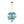 Chandelierias - 19 - Light Multicolored Glass Bubble Tiered Chandelier - Chandeliers - Blue Tone - 