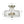 Chandelierias - 2 - Light Hammered Glass Drum Semi - Flush Mount - Semi Flush - 
