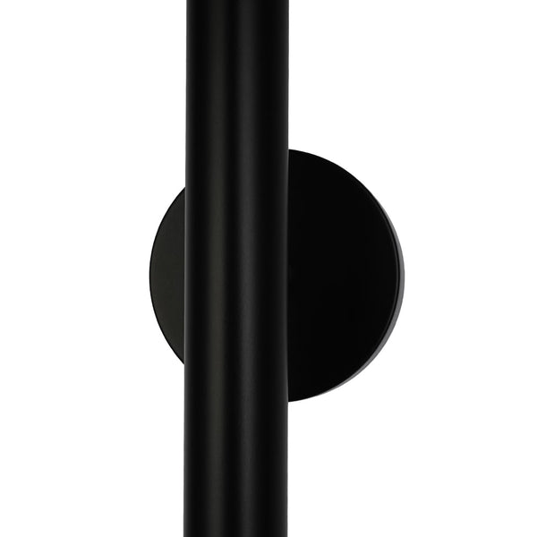 Chandelierias - 2 - Light Minimalist Linear Vanity Light Wall Sconce - Wall Light - Black - 