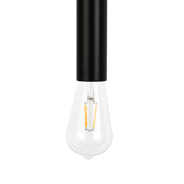 Chandelierias - 2 - Light Minimalist Linear Vanity Light Wall Sconce - Wall Light - Black - 
