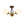 Chandelierias - 3 - Light Black Brass Frosted Glass Semi - flush Mount - Semi Flush - Black & Brass - 