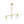Chandelierias-3-Light Brass Ribbed Glass Globe Island Pendant-Chandeliers-Brass-