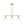 Chandelierias-3-Light Brass Ribbed Glass Globe Island Pendant-Chandeliers-Brass-