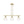 Chandelierias-3-Light Brass Ribbed Glass Globe Island Pendant-Chandeliers-Brass-