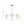 Chandelierias-3-Light Brass Ribbed Glass Globe Island Pendant-Chandeliers-Brass-