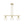 Chandelierias-3-Light Brass Ribbed Glass Globe Island Pendant-Chandeliers-Brass-