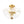 Chandelierias-3-Light Clear Domed Ripple Glass Semi-flush Mount-Semi Flush-Brass-