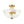 Chandelierias-3-Light Clear Domed Ripple Glass Semi-flush Mount-Semi Flush-Brass-