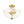 Chandelierias-3-Light Clear Domed Ripple Glass Semi-flush Mount-Semi Flush-Brass-