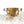 Chandelierias-3-Light Clear Ribbed Glass Bubble Cluster Semi-flush Mount-Semi Flush-Brass-