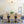 Chandelierias-3-Light Clear Ribbed Glass Bubble Cluster Semi-flush Mount-Semi Flush-Brass-