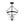 Chandelierias - 3 - Light Country Clear Urn Glass Lantern Pendant - Pendants - Black - 