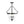 Chandelierias - 3 - Light Country Clear Urn Glass Lantern Pendant - Pendants - Black - 