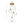 Chandelierias - 3 - Light Hand - hammered Glass Orbs Cluster Pendant - Chandeliers - Brass - 