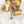 Chandelierias-3-Light Marble Veined Glass Floral Scalloped Semi-flush Mount-Semi Flush-Brass-