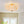 Chandelierias-3-Light Marble Veined Glass Floral Scalloped Semi-flush Mount-Semi Flush-Brass-