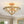 Chandelierias-3-Light Rusty Gold Ripple Glass Pyramid Semi-flush Mount-Semi Flush-Antique Brass-