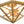 Chandelierias-3-Light Rusty Gold Ripple Glass Pyramid Semi-flush Mount-Semi Flush-Antique Brass-