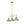 Chandelierias-3-Light Sage Green Sculptural Dome Island Pendant-Chandeliers-Green-