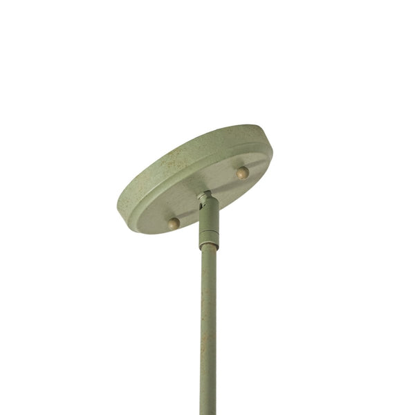 Chandelierias-3-Light Sage Green Sculptural Dome Island Pendant-Chandeliers-Green-