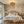 Chandelierias - 3 - Light Scalloped Hand - woven Floral Basket Semi - Flush Mount - Semi Flush - Brass (Preorder) - 