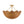 Chandelierias - 3 - Light Scalloped Hand - woven Floral Basket Semi - Flush Mount - Semi Flush - Brass (Preorder) - 