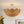 Chandelierias - 3 - Light Scalloped Hand - woven Floral Basket Semi - Flush Mount - Semi Flush - Brass (Preorder) - 