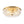 Chandelierias - 3 - Light Scalloped Round Drum Ribbed Glass Flush Mount - Flush Mount - Brass - 